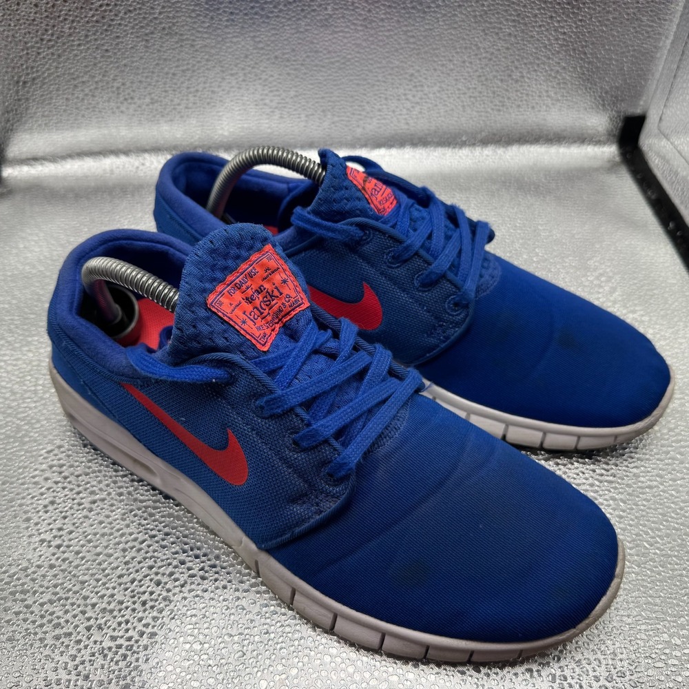 Size 8.5 Nike Stefan Janoski Max Game Royal Mens Comfort Sneakers 631303-461 - Picture 2 of 14